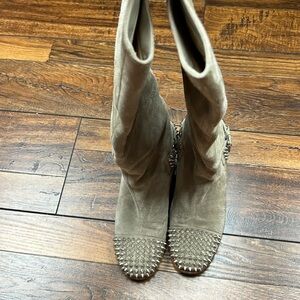 Christian Louboutin suede riding boots size 37.5